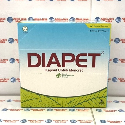 Jual Diapet Box Isi Strip Kapsul Obat Diare Shopee Indonesia