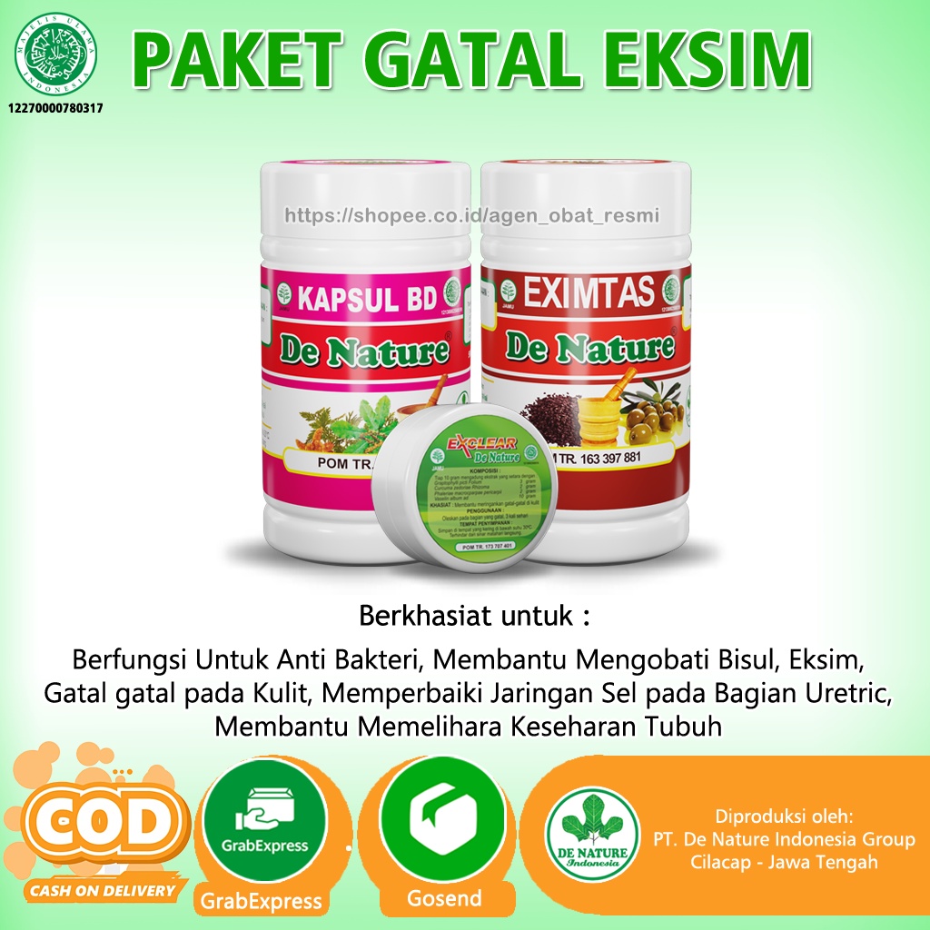 Jual Kapsul Eximtas Kapsul BD Exclear De Nature Denature Eksimtas Obat