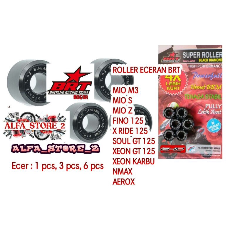 Jual Roller Loller Roler Brt Eceran Nmax Brt Pnp Lexi Fino X