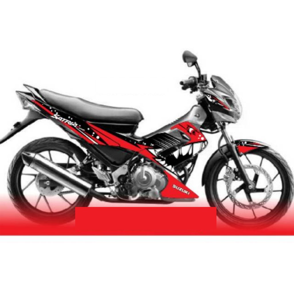 Jual STIKER MOTOR SATRIA FU FULLBODY DEKAL BAHAN TERJAMIN KUALITASNYA