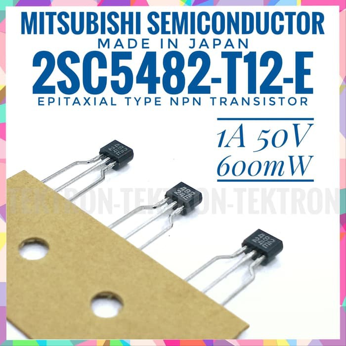 Jual Mitsubishi 2SC5482 NPN Epitaxial Transistor 482 50v 1A 600mW C5482