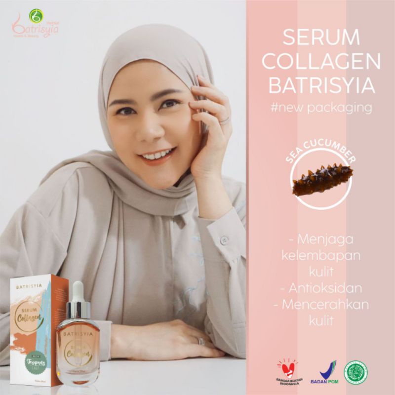 Jual Batrisyia Herbal Skincare Serum Collagen Dari Teripang Laut Ml