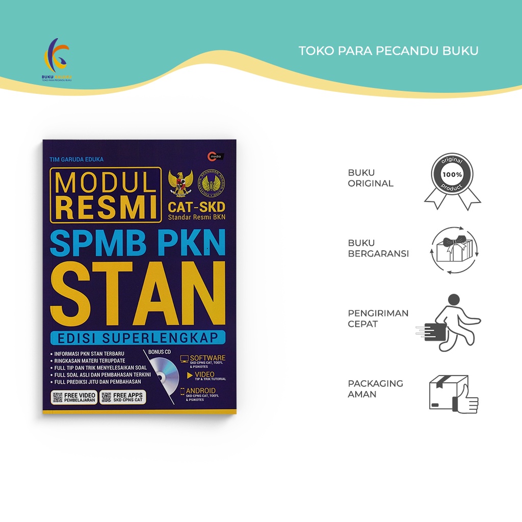 Jual Buku Referensi Modul Resmi Spmb Pkn Stan Plus Cd Cmedia