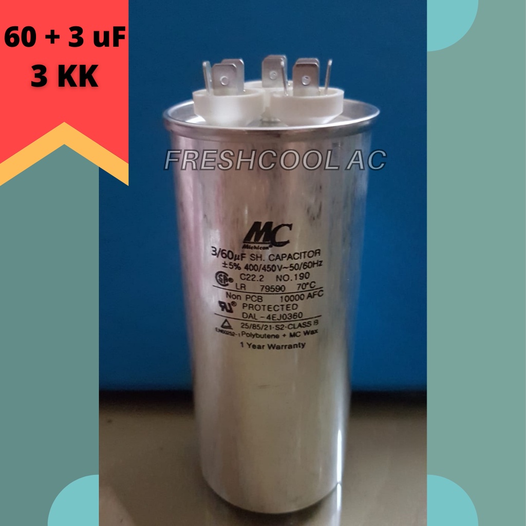 Jual Kapasitor Ac Capacitor Ac Merk Mc Uf Mikro Kaki