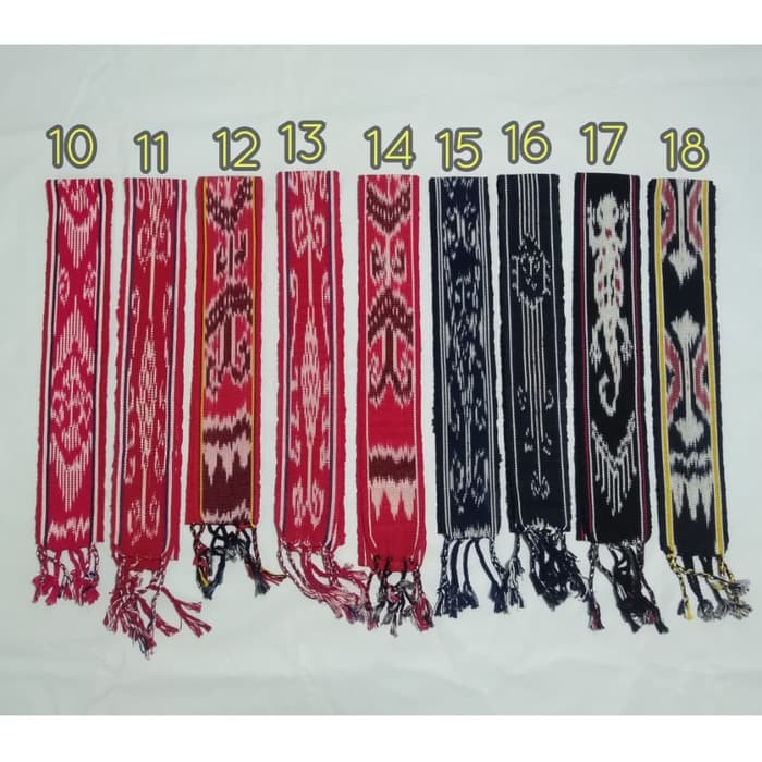 Jual Jual Syal Ikat Kepala Etnik Tenun Rajut Dayak Borneo Kalimantan