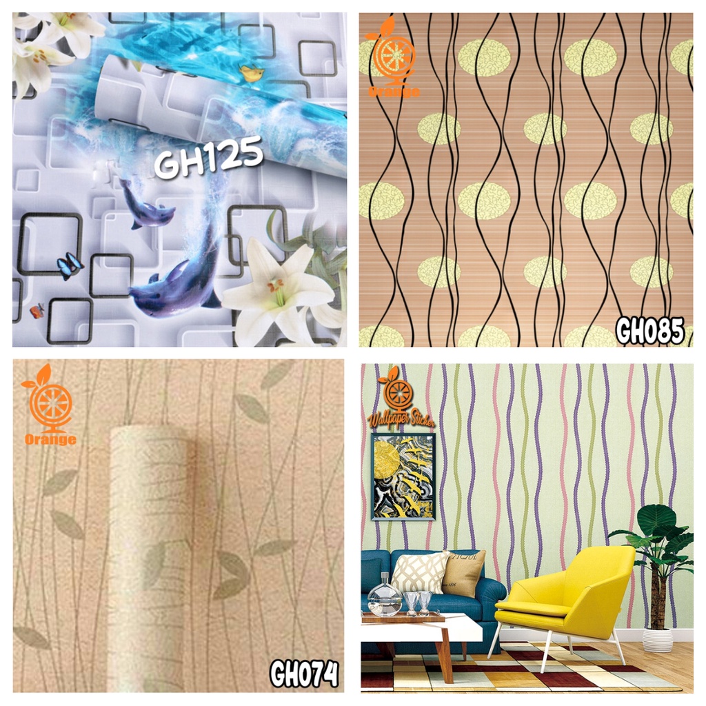 Jual Homedekor Wallpaper Dinding D Wallstiker Bahan Vinyl Anti Air