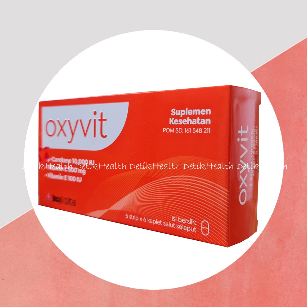 Jual Oxyvit Kaplet Vitamin C Vitamin E Vitamin A Betacarotene Oxyfit