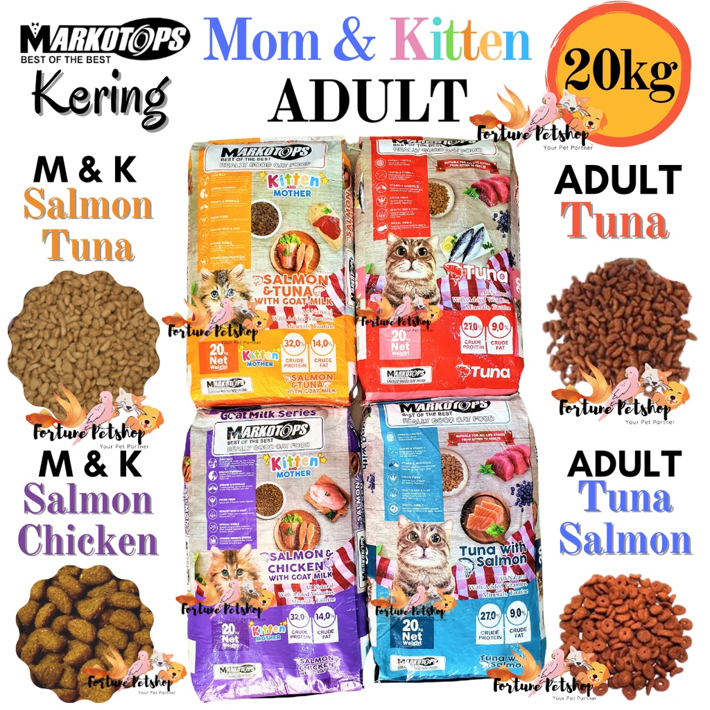 Jual KHUSUS EKPEDISI Markotops ADULT Tuna Tuna Salmon Mother And