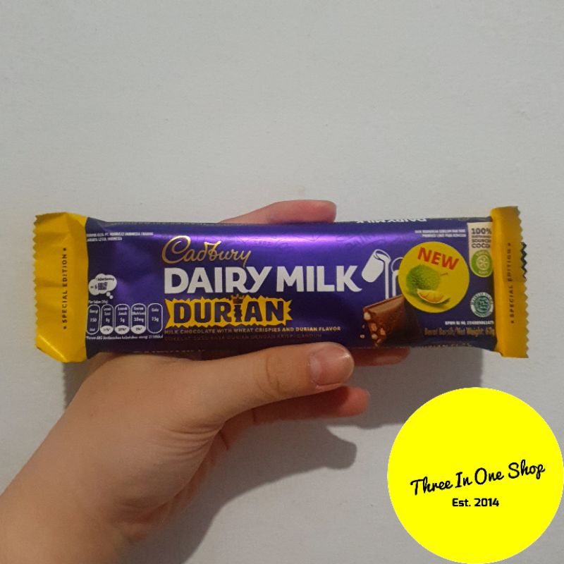 Jual Ready Stock Cadbury Dairy Milk Durian Gr Shopee Indonesia