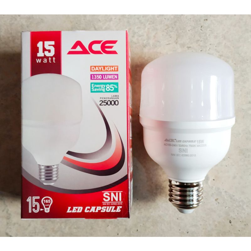 Jual Lampu Led 15 Watt ACE Led Capsule Shopee Indonesia