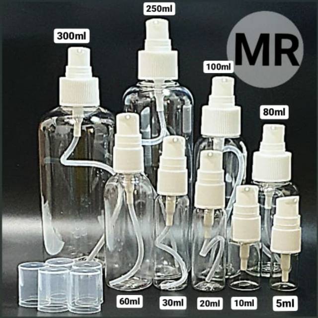 Jual Botol Pump Treatment 5ml 10ml 20ml 30ml 60ml 100ml 250ml 300ml