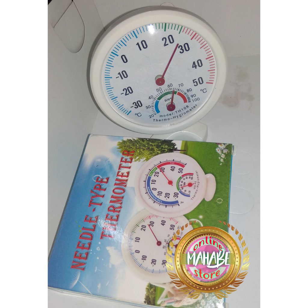 Jual Thermometer Hygrometer Analog Pengukur Suhu Dan Kelembaban Ruangan