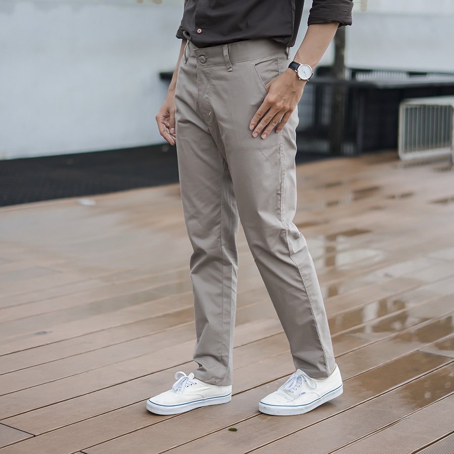 Jual Moonoxide Celana Chino Pants Pria Slim Fit Panjang Stretch