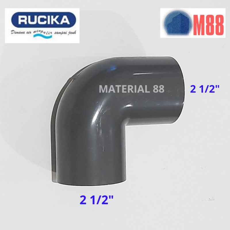 Jual Keni 2 1 2 Inch RUCIKA AW Elbow 90 Derajat Knee Knie L Pipa PVC