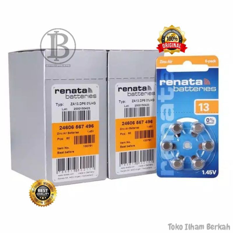 Jual BATERAI RENATA 13 ORIGINAL PR48 AG5 Baterai Batre RENATA 13