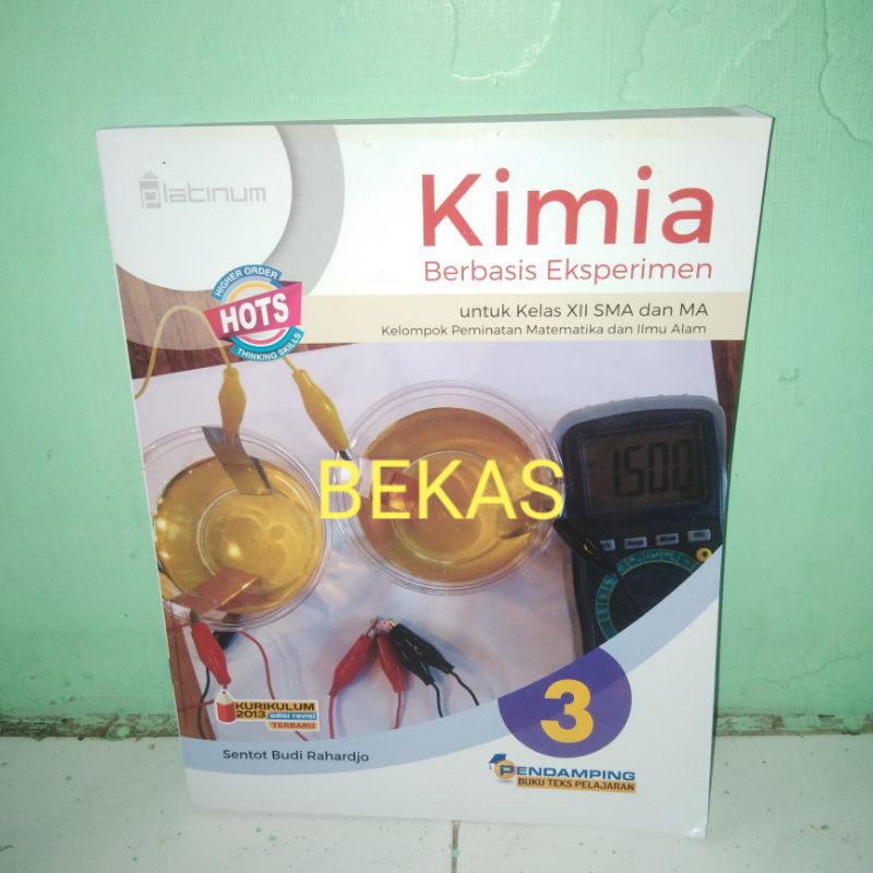 Jual Kimia Kelas 12 XII 3 SMA Platinum Tiga Serangkai Kurikulum 2013