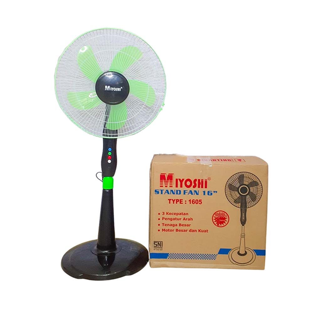 Jual Kipas Angin Berdiri Miyoshi Carslan 16 Inch Stand Fan Miyoshi