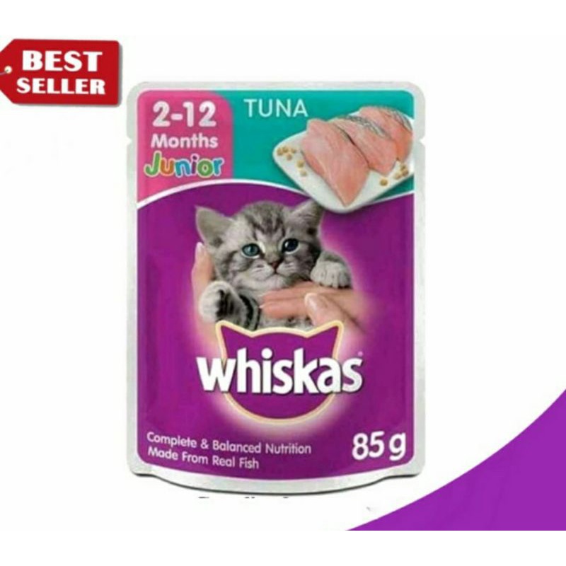 Jual Whiskas Pouch Junior Tuna Gr Makanan Basah Kucing Whiskas Sachet