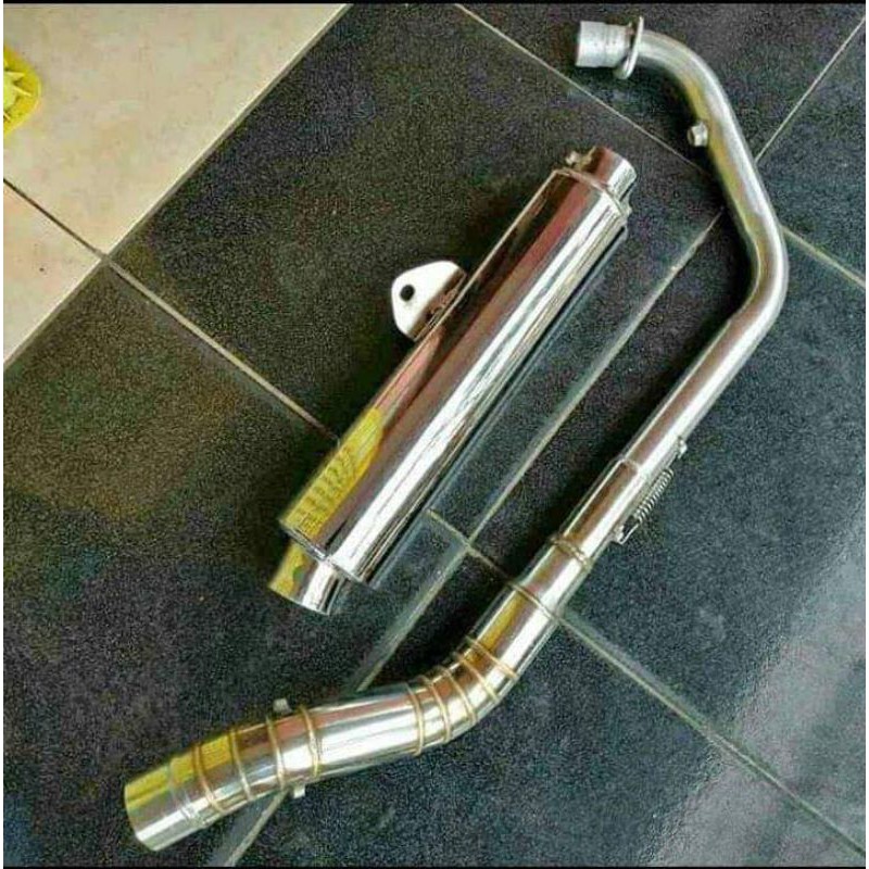 Jual KNALPOT CKD STANDART VIXION SATRIA FU CBR NEW ALL MOTOR INLET 50