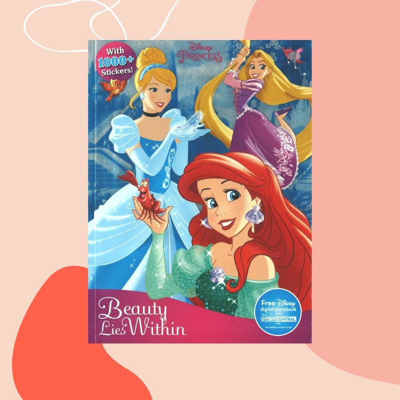Jual BBW DISNEY BEAUTY LIES WITHIN COLORING 1000 STICKERS BBW SALE