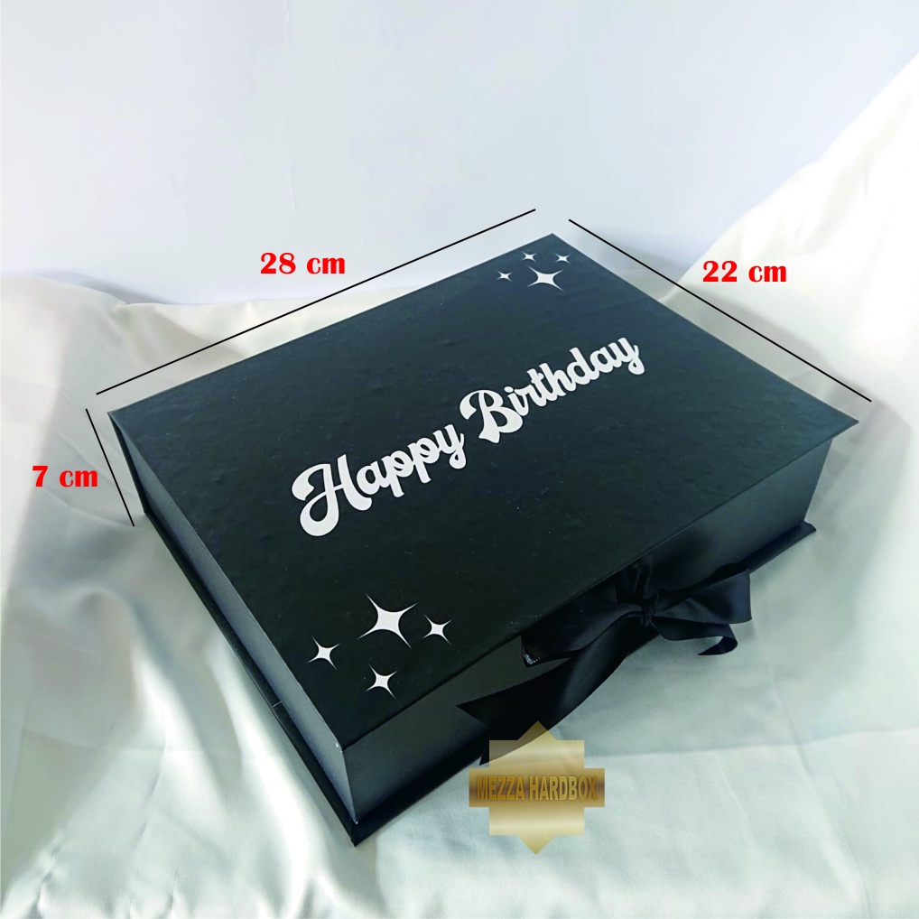 Jual Hardbox Ulang Tahun Box Ultah Giftbox Premium 28 X 22 X 7