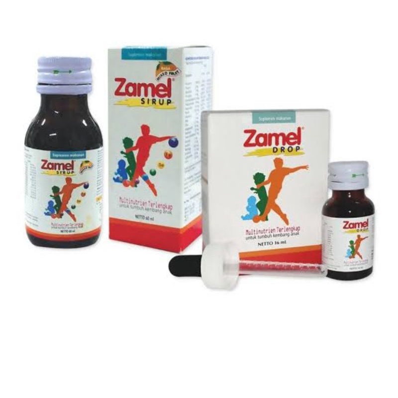 Jual Zamel Sirup 60ml Dan Zamel Drop 15ml Shopee Indonesia