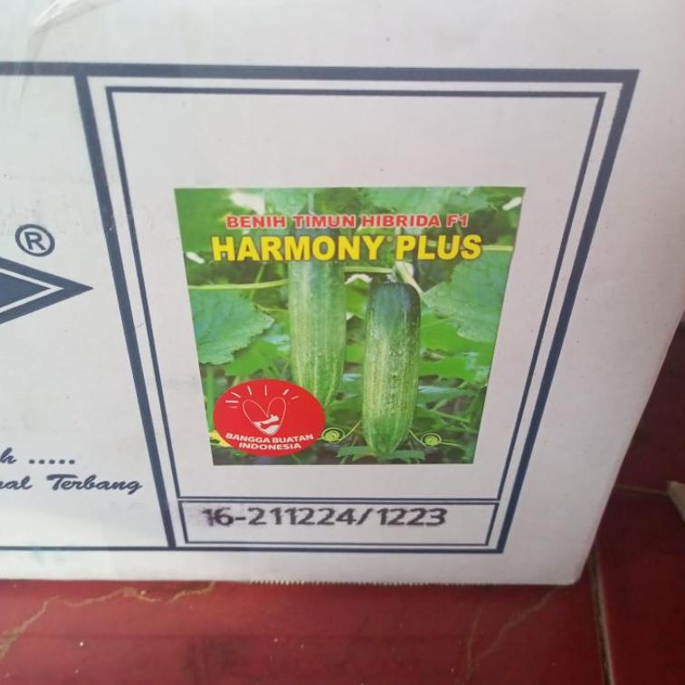 Jual O3A6 Benih Timun Harmony Plus 20 Gram Kadaluarsa 2023 Harga