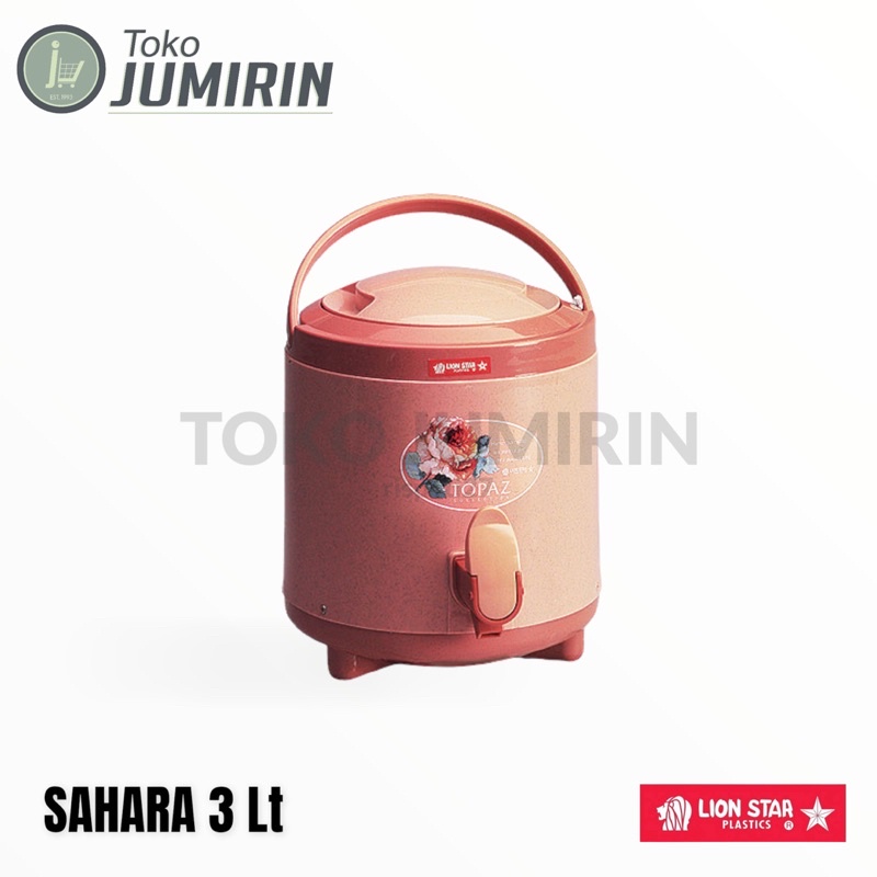 Jual Drink Jar Lion Star Sahara 3lt FREE BUBBLEWRAP DAN KARDUS