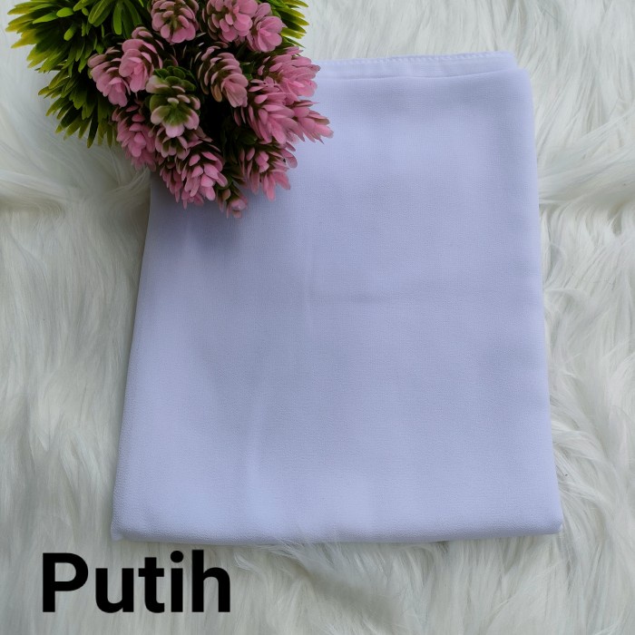 Jual Pashmina Ceruty Babydoll Premium Size 180x75 Cm HIjab Pashmina