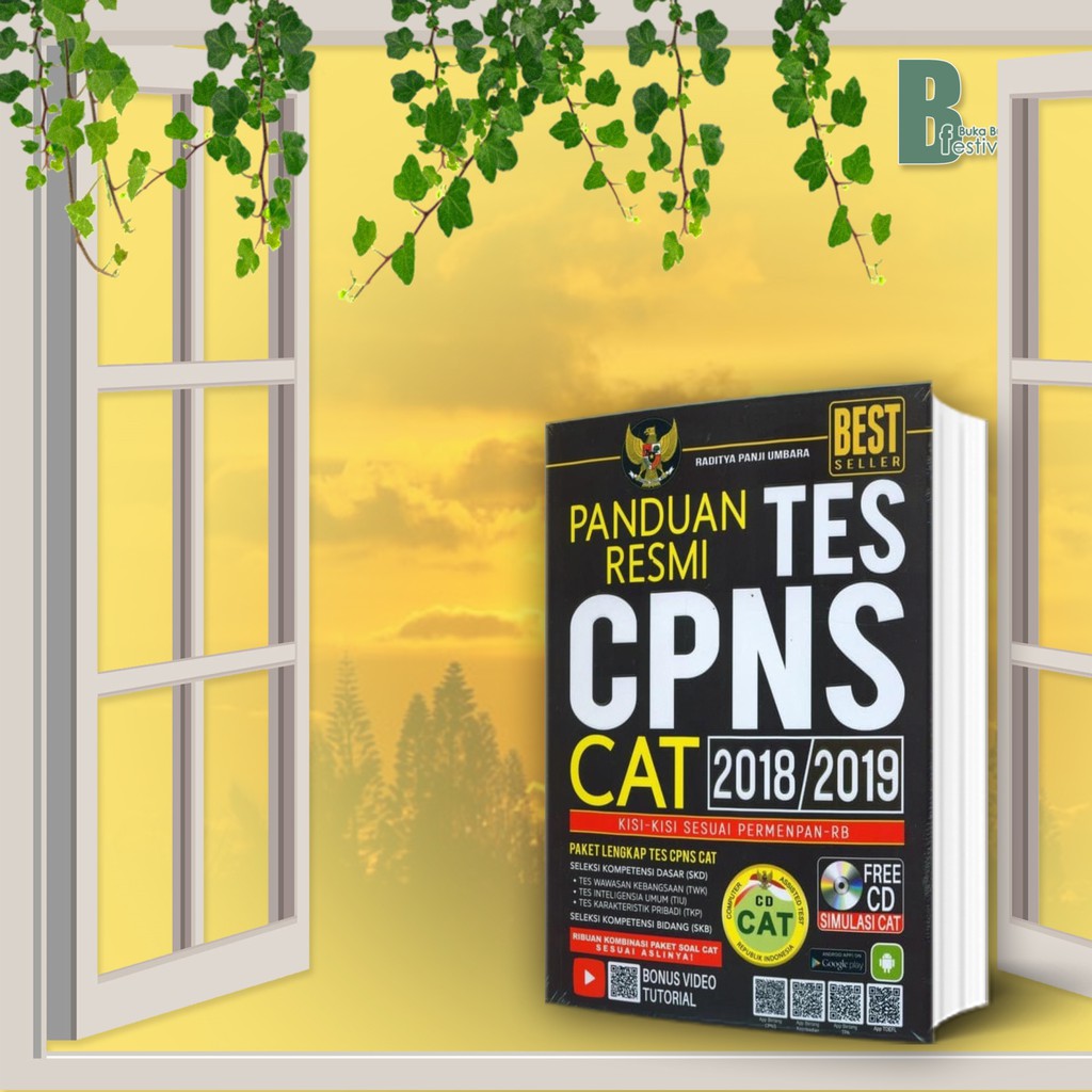 Jual Panduan Resmi Tes CPNS CAT 2018 2019 Raditya Panji Umbara