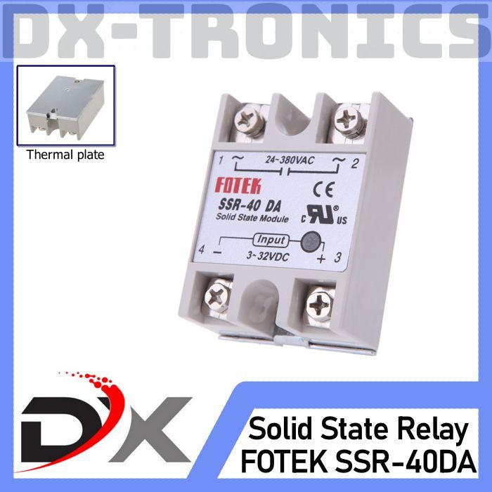 Jual Fotek SSR 40DA Solid State Relay Fotek 40 Amper SSR 40DA Shopee