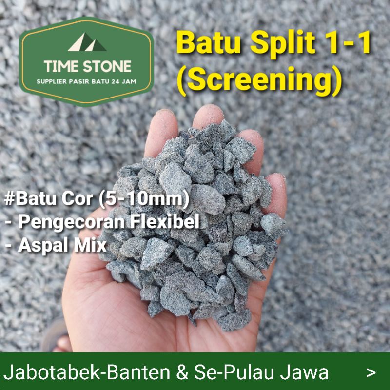 Jual Batu Split Cor 1 1 Screening Koral Kecil 1 Truk Shopee Indonesia