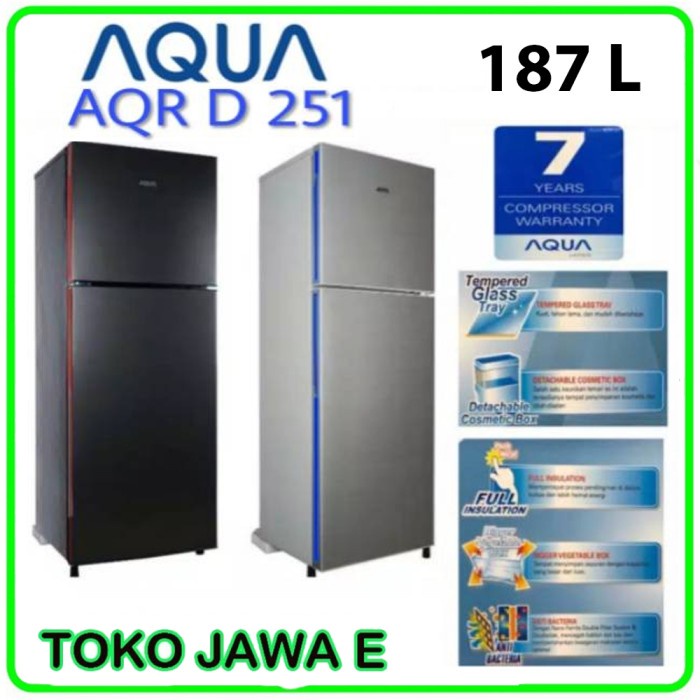 Jual Kulkas Pintu Aqua Sanyo Japan Aqr D Kapasitas Liter