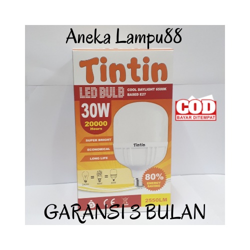 Jual Lampu Tintin Led Watt Bohlam Lampu Led Watt Putih