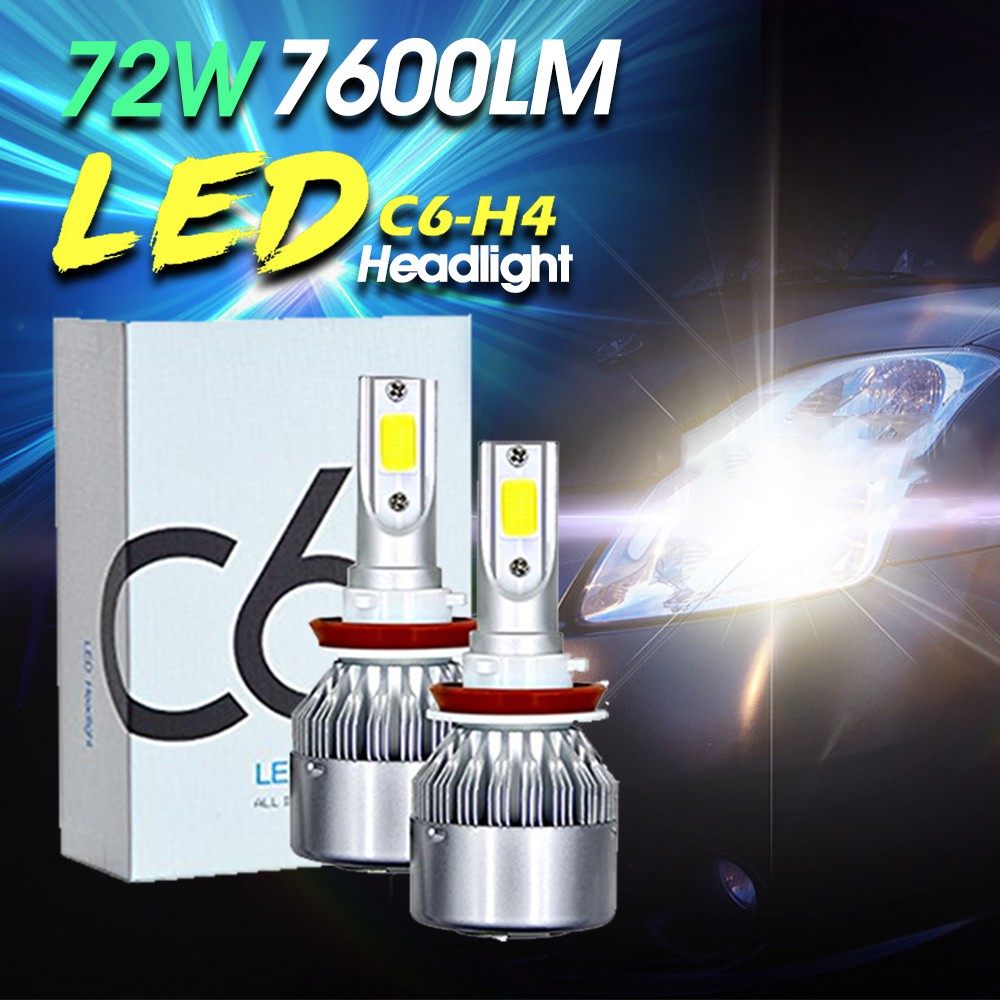 Jual High Quality Headlamp Lampu C Led Mobil Cob C H H H H