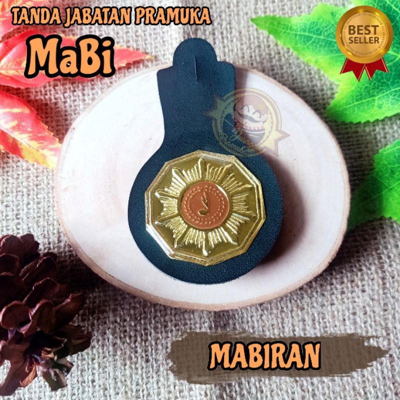 Jual Tanda Jabatan Pramuka Timbul Mabigus Mabiran Mabicab