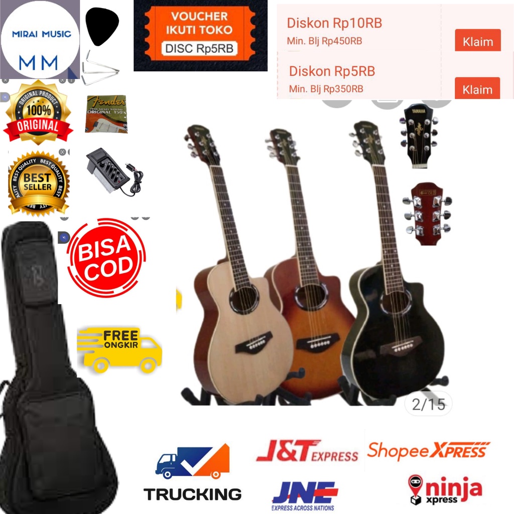 Jual Gitar Akustik Elektrik Apx Ii Ukuran High Quality Shopee