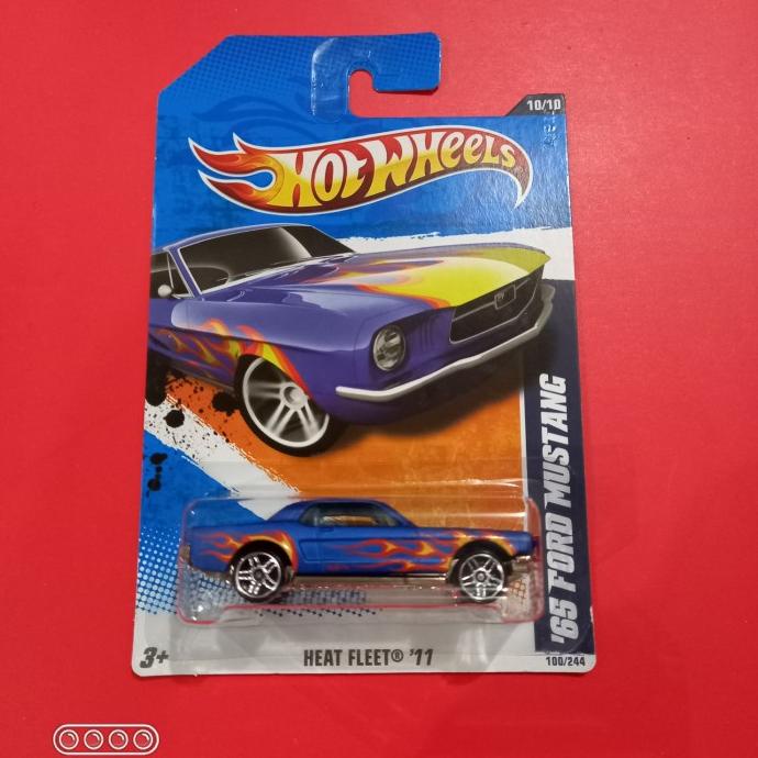 Jual Hotwheels 65 Ford Mustang Biru Api Kmart Open Hood Rare Free