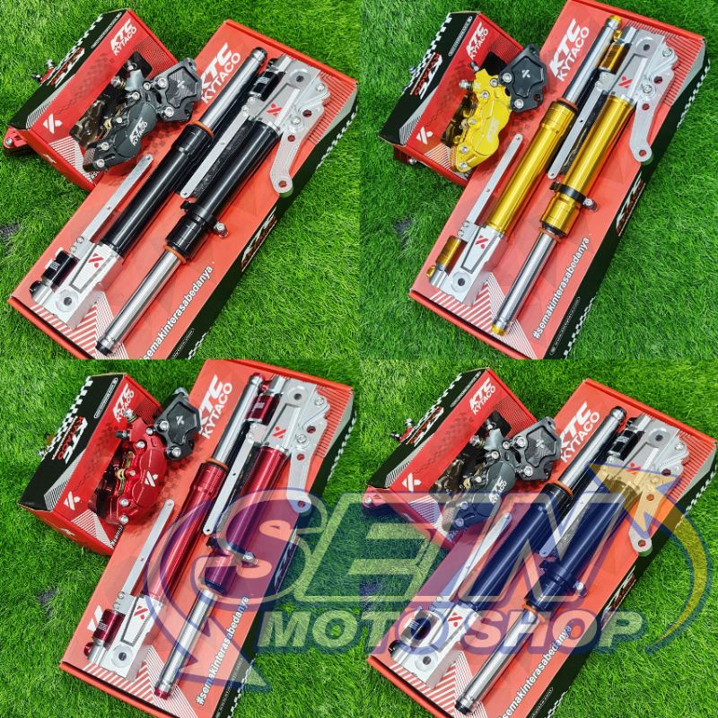 Jual Usd Shock Depan Aerox Kytaco Ktc Original Paket Plus Kaliper