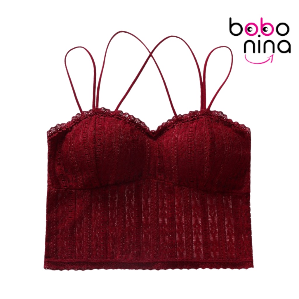 Jual Ninabobo Br Tanktop Bra Wanita Crop Top Sexy Fashion With Cup