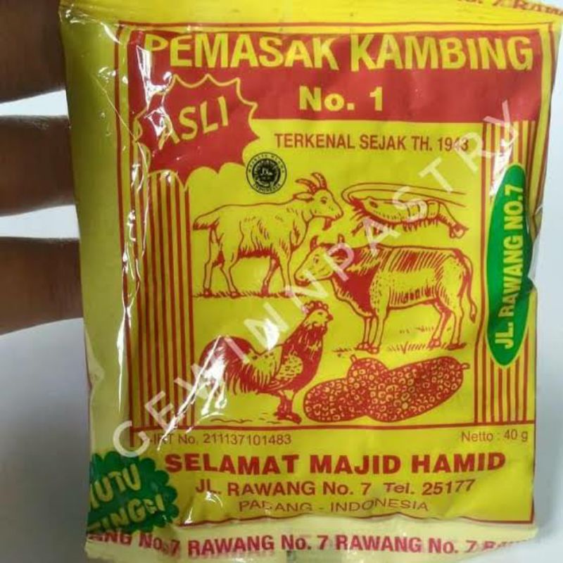 Jual Bumbu Kambing Selamat Majid Hamid Shopee Indonesia