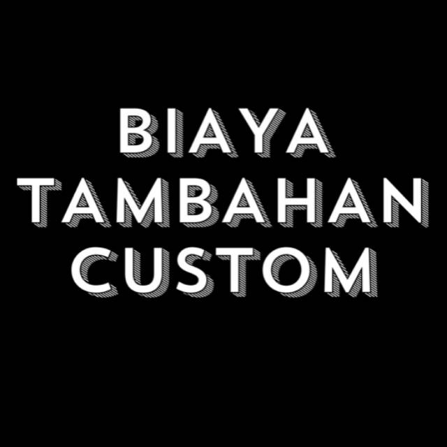 Jual Biaya Tambahan Custom Sablon Reflective Sablon Spectrum Sablon