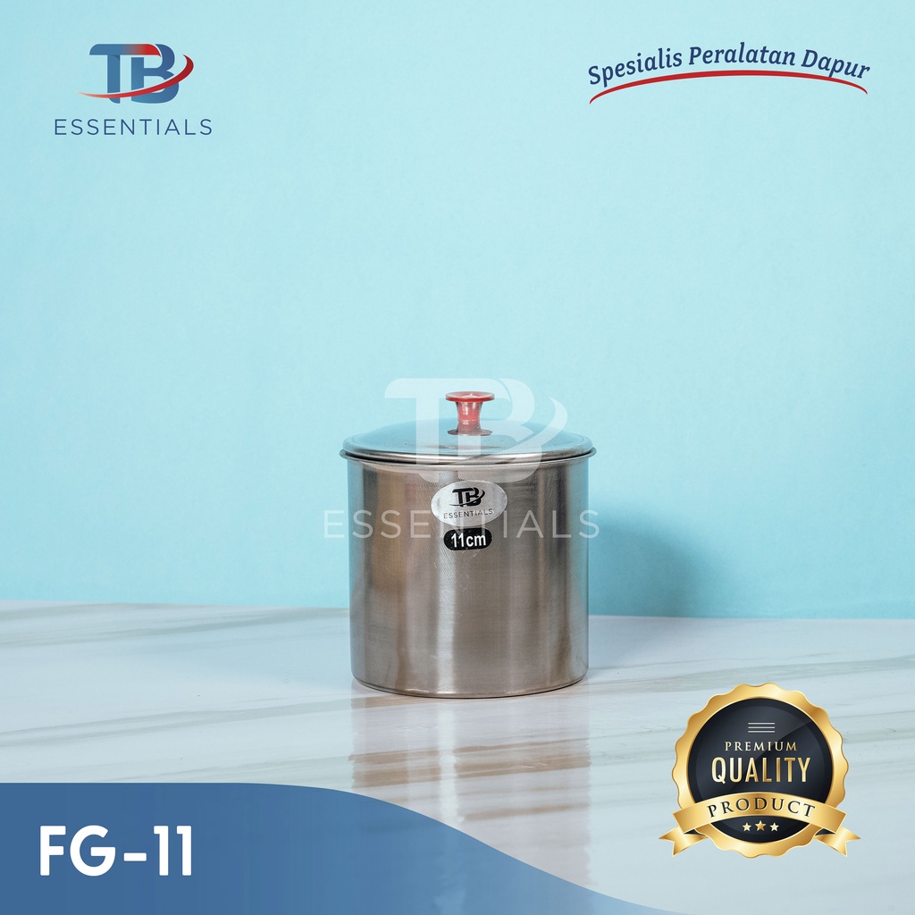 Jual TB ESSENTIALS FG 11 Mug Tutup Stainless Steel Jadul Kecil Tahan