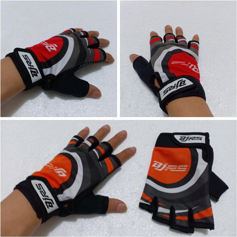 Jual Sarung Tangan Motor Glove Mat Katun Half Finger Moto Gp Tactical