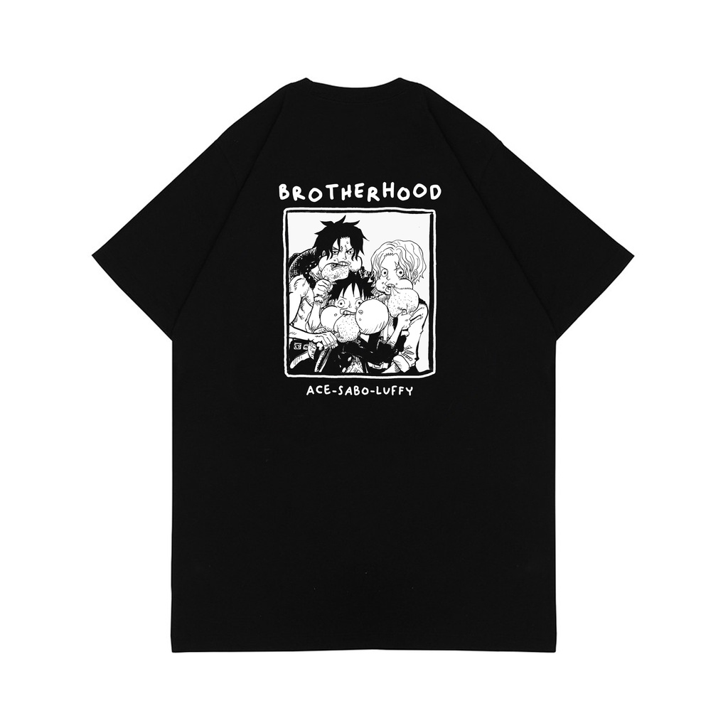 Jual TSHIRT KAOS ANIME ONE PIECE ACE SABO LUFFY Shopee Indonesia