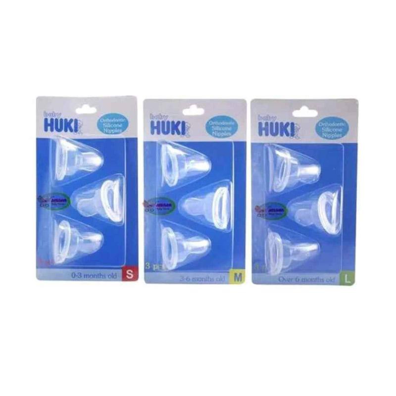 Jual Huki Dot Orthodontic Silicone Nipple Blister Isi Pcs Shopee