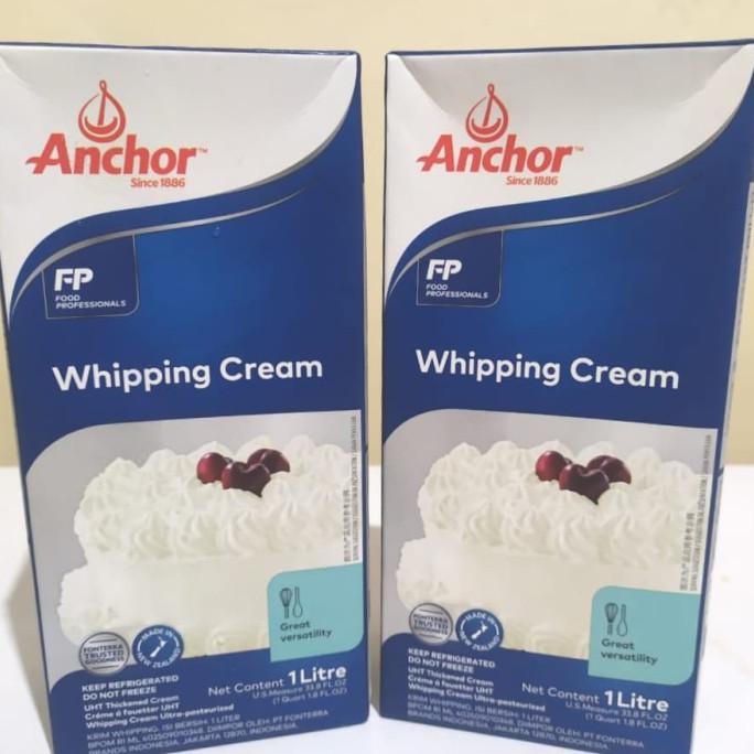 Jual Anchor Whipping Cream Whip Cream 1 Liter Shopee Indonesia