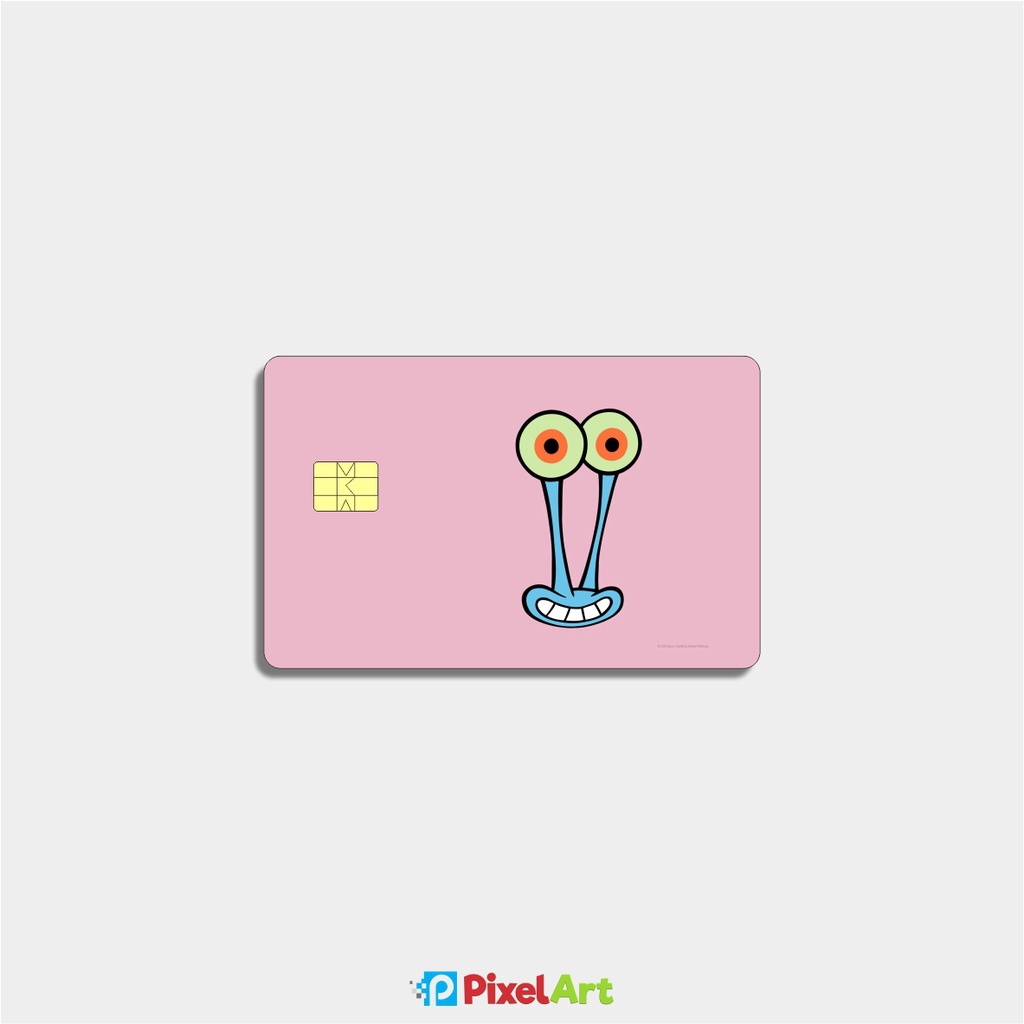 Jual Sticker Bikini Bottom Pelindung Kartu Skin Card Atm Sim Ktp E