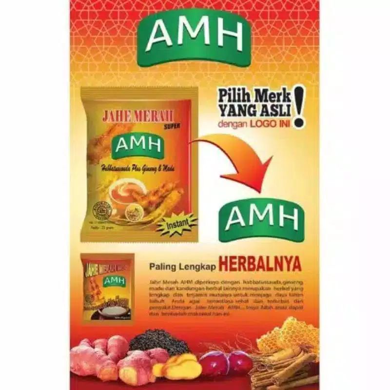 Jual Jahe Merah Instant Amh Sachet Shopee Indonesia