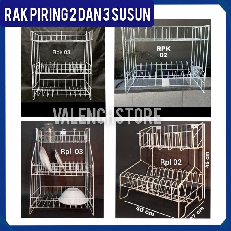 Jual Rak Piring Gelas Wastafel 3 Susun Serbaguna Penyimpanan